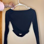 Garage  Long Sleeve Top Black Photo 1