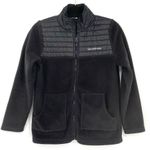 Vineyard Vines  Black Fleece Quilted top Full Zip Jacket‎ Size XS Photo 0