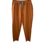 FIGS High Waisted Alva Skinny Tapered Scrub Pants in Shaka Orange Large Tall NWT Photo 1