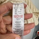 Topshop Cream Chunky Knit Oversized Turtleneck Sweater Sz M NWT Photo 6