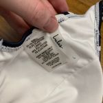 Lulus  Women's Bikini Top Size Large Black Cream Print Swimwear Beach Pool Summer Photo 2