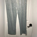 appleseed's Appleseed’s Size Medium Velour Sporty Silver Grey Cozy Soft Loungewear Set Photo 4