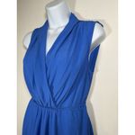 Maeve Anthropologie  Liban Shawl Sleeveless Dress Blue Small Photo 1