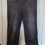 Spanx Straight Leg Pull On Pant Vintage Black Slimming Elastic Waistband PM Photo 0