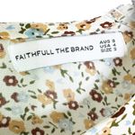 Faithfull the Brand Sidonie Floral Aurelia Cream Floral Mini Dress Size 4 Photo 9