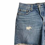 Levi's  501 Mid Thigh‎ Distressed Denim Shorts 26 Photo 1