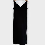 BCBG Max Azria Collection Black Slip Midi Dress – Size 12 (Made in USA) Photo 1