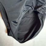 Athleta  Black Wrap One Piece Swimsuit Bathing Suit Size 40D/40DD Photo 5