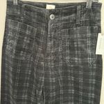 Anthropologie Maeve The Colette Cropped Wide-Leg Pants: Plaid Corduroy Edition Photo 6