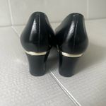 Soft‎ Style Women DEANNA Pumps Shoes Leather Dark Pewter Crosshatch 7.5 WIDE $ Black Photo 4