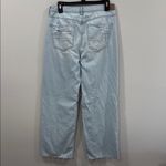 American Eagle  Outfitters Light Blue Skater Jeans w/ Distressed Rips Size 10 EUC Photo 4