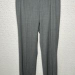 Lafayette 148 New York Barrow Gray Wool Blend Dress Pants Size 8 Has Hole Photo 1