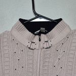 St. John Collection Santana Knit Sz 8 Cardigan Sweater Jacket Pink/Black Luxury Photo 3