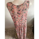 Agnes & Dora NWT Women's Agnes & Dora Pink Floral Maxi Dress Size XL Godiva Photo 4