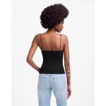 Madewell NWT  Squareneck Tank Top In Black Size XXS Photo 1