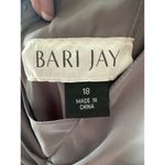 BARI JAY STYLE 1864 bridesmaids dress in gray size 18 Silver Photo 10
