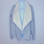 Abercrombie & Fitch Fleece Open Front Waterfall Sherpa Jacket Photo 1