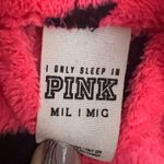 Victoria's Secret PINK polka dot robe. Hot pink with black dots M/L Photo 3
