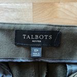 Talbots  Mid-Rise Olive Green Career Ankle Dress Pant Trouser, 10P Photo 6