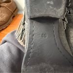 Nomad  Women's Janis Fringe Leather Ankle Boots Bootie Western‎ Charcoal Grey 39 Photo 7