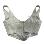 Bardot Top Womens 2 X Small White Bronte Corset Cropped Photo 5