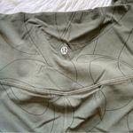 Lululemon Align Leggings High Rise 25” Scripted Yogo Army Green/Dark Olive 10 Photo 2