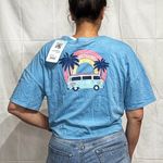 Reel Life Heritage Blue Ocean Washed Rainbow Bus Tie Front T Photo 9