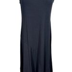 Eileen Fisher Asymmetrical Mesh Handkerchief Hem Sleeveless Jersey Dress Photo 2