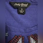 Lucky Brand  Diamond Embroidered Top Sz Small Photo 4