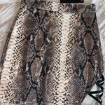 Pretty Little Thing Snakeskin Skirt Photo 0