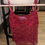 Edikted  maroon lace top Photo 0