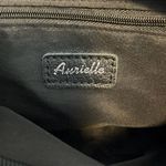 Aurielle Womens Leather Double Top Zippered Compartment‎ Shoulder Handbag Black Photo 6