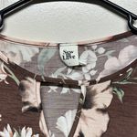 Sew In Love Pink and Brown Bell Sleeve Blouse Size L Photo 1