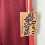 Born Outdoor Womens Fleece Wide Leg Sweatpants Hem Vents Red Pink Size Large Photo 8