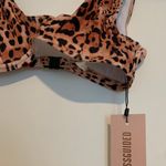 Missguided NWT Leopard Print Wide Strap Underwire U Bikini Top Photo 6