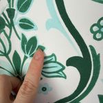 Talbots  Green Floral Print Top Medium Lightweight Stretch Preppy Bloomcore Comfy Photo 6