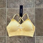 Civil Regime Pastel Yellow Kelly Seamless Bra Size Small Photo 0