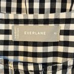 Everlane  Black & White Gingham Tiered Midi Dress Sleeveless Cottagecore Photo 3