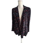 Ella Moss Floral Multicolor Jacket Blazer Size Medium Photo 3