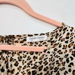 Carole Christian boutique Leopard Print Romper oversized size small Photo 3