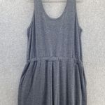 Venus  Women's Jumpsuit Sleeveless Pants Size 1X Heather Gray Drawstring Pockets Photo 6