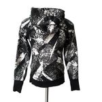 Lululemon  Scuba Hoodie III in Static Mist White Black, Sz 6 Photo 3