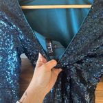 Lulus Feel the Light Navy Blue Sequin Bodycon Dress Photo 3