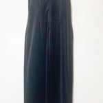 Elie Tahari NWT  black velvet chain detail gown dress sz 8 Photo 2