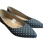 Serra Memory Foam Women's Slip On Flat Shoes Navy & White Polka Dots Size 9 Photo 0