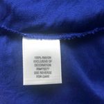 Elle  Womens Top 2X 3D Flowers Elastic Waist Party Cocktail Event Feminine Dressy Photo 9