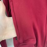 Nike Vintage‎  Women's Long Sleeve Full Zip Track Jacket Burgundy White Medium Photo 4