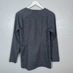Title Nine  Women M Gray She Leads Tunic Ponte Pockets Long Sleeve Athleisure Photo 3