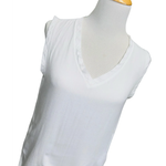 Cloth & Stone  White v neck tank Small Photo 1