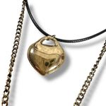 Free People  For What It's Worth Layered Necklace Gold NWT Bohemian Fringe Boho Photo 3